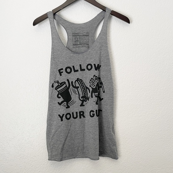 PYKNIC Follow Your Gut Racerback Tank Small - Picture 1 of 5